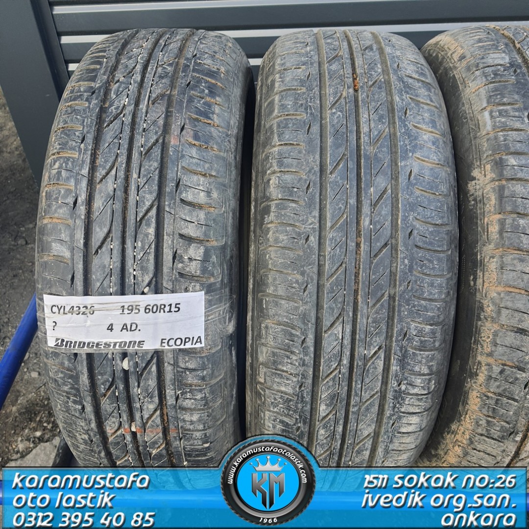 195 60 R 15 BRIDEGSTONE ECOPIA 88H * 2012 * 4 ADET * CYL4326
