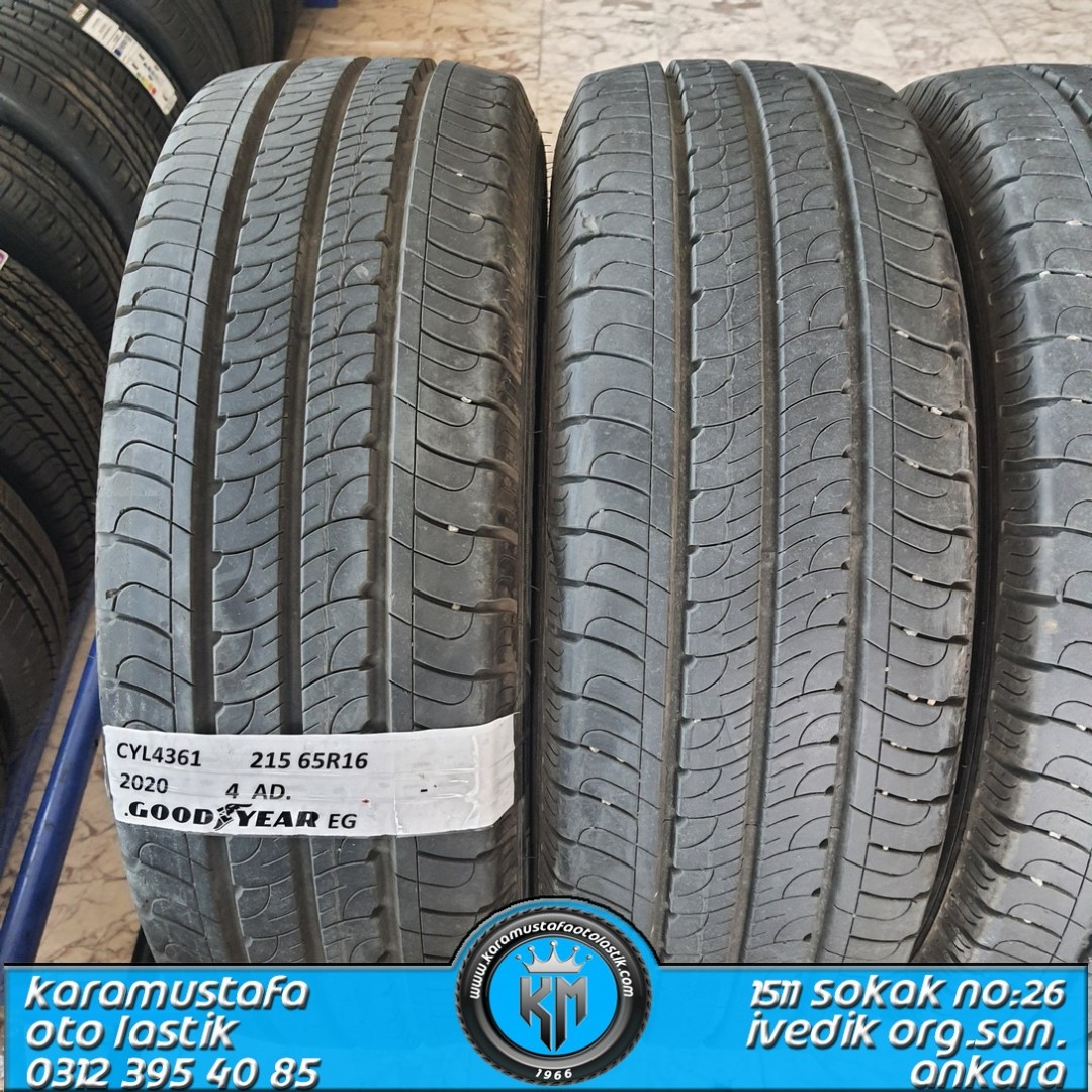 215 65 R 16 GOODYEAR EG * 2020 * 4 ADET * CYL4361