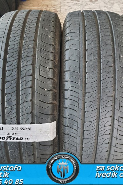 215 65 R 16 GOODYEAR EG * 2020 * 4 ADET * CYL4361 **
