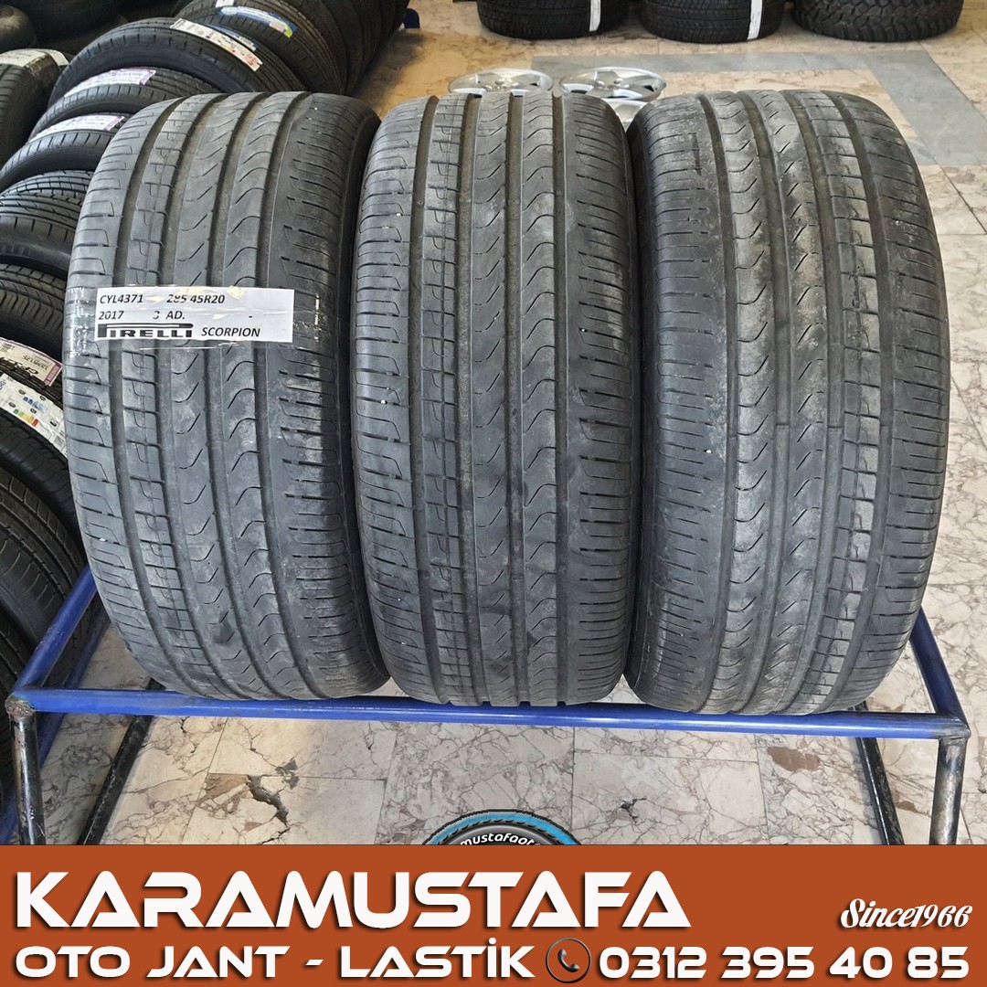 285 45 R 20 PIRELLI SCORPION * 112Y * 2017 * 1 ADET * 2017 * CYL4371