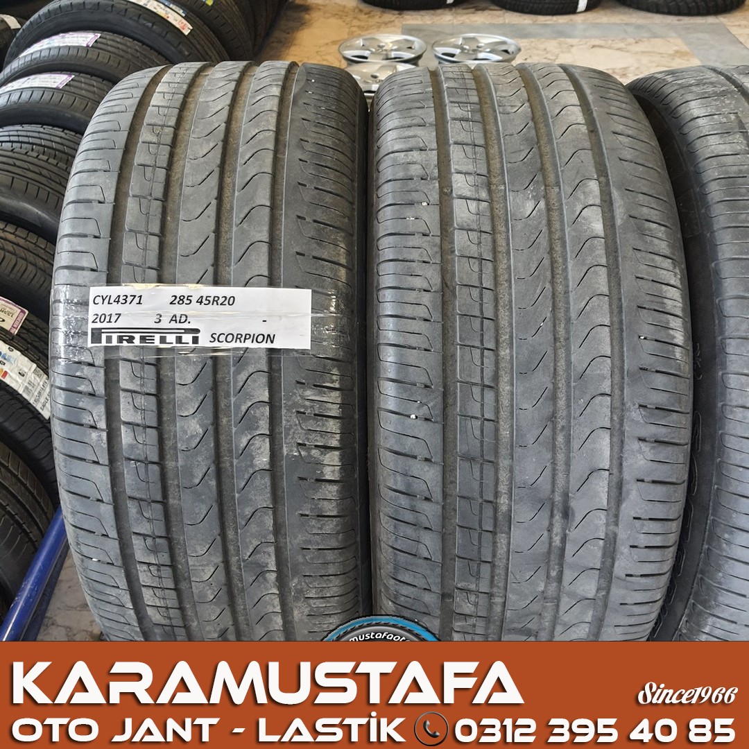 285 45 R 20 PIRELLI SCORPION * 112Y * 2017 * 1 ADET * 2017 * CYL4371