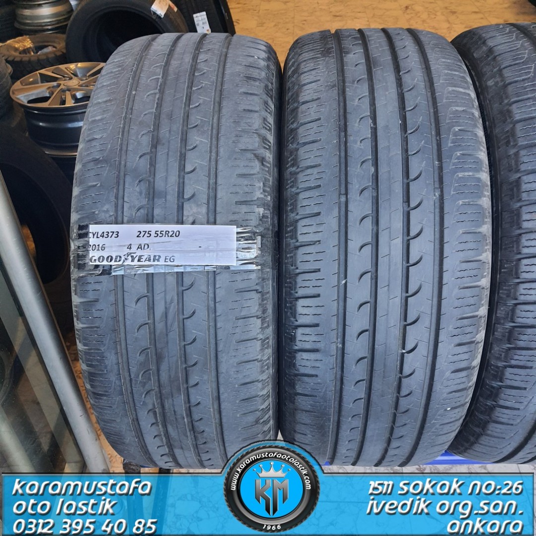 275 55 R 20 GOODYEAR EG 117Y * 2016 * 4 ADET * CYL4373