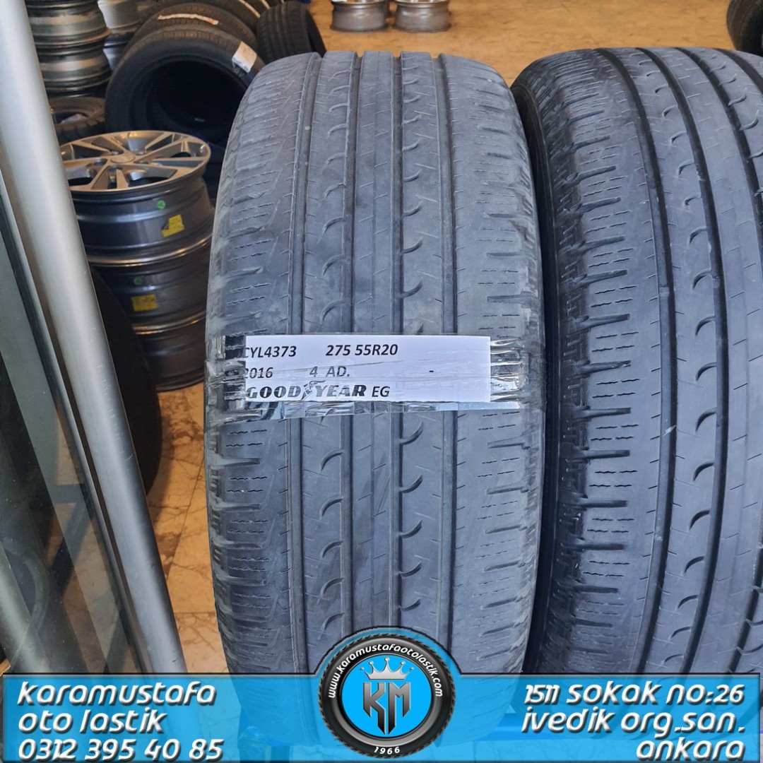 275 55 R 20 GOODYEAR EG 117Y * 2016 * 4 ADET * CYL4373