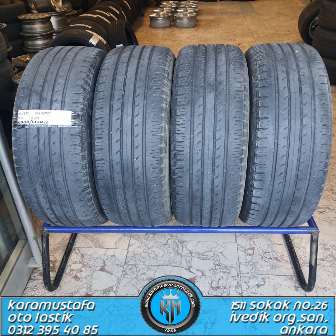 275 55 R 20 GOODYEAR EG 117Y * 2016 * 4 ADET * CYL4373