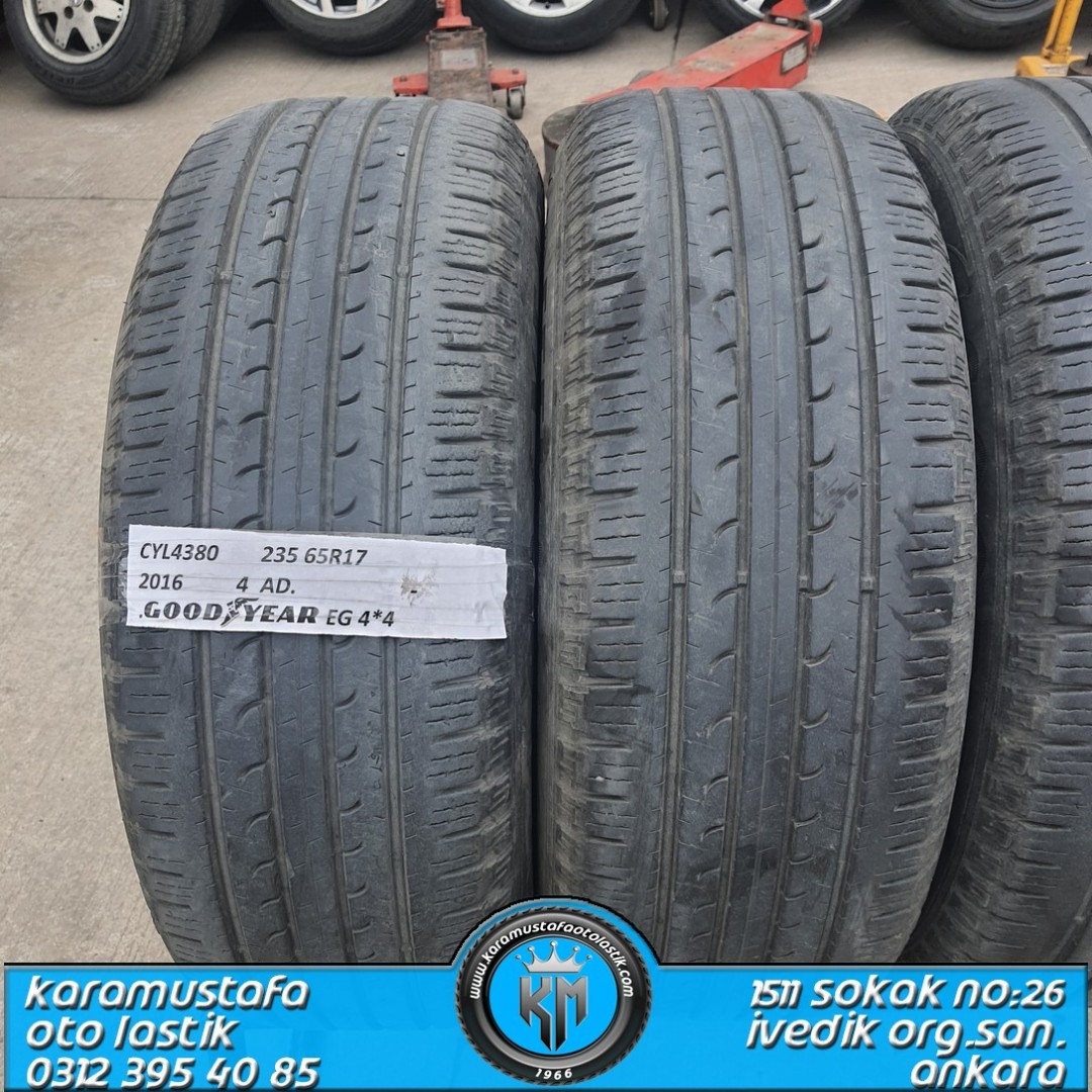 235 65 R 17 GOODYEAR EG 4*4 104V * 2016 * 4 ADET * CYL4380