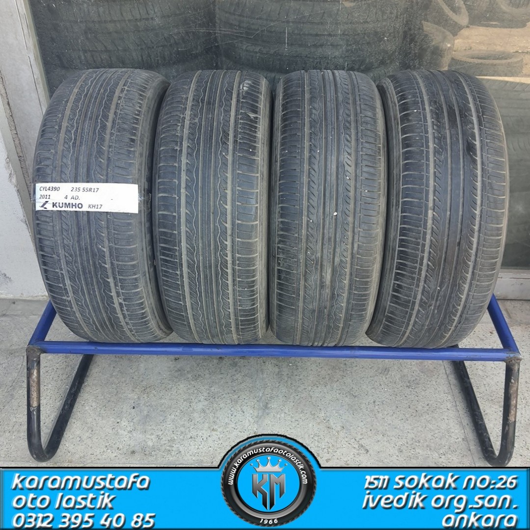 235 55 R 17 KUMHO KH17 99H * 2011 * 4 ADET * CYL4390