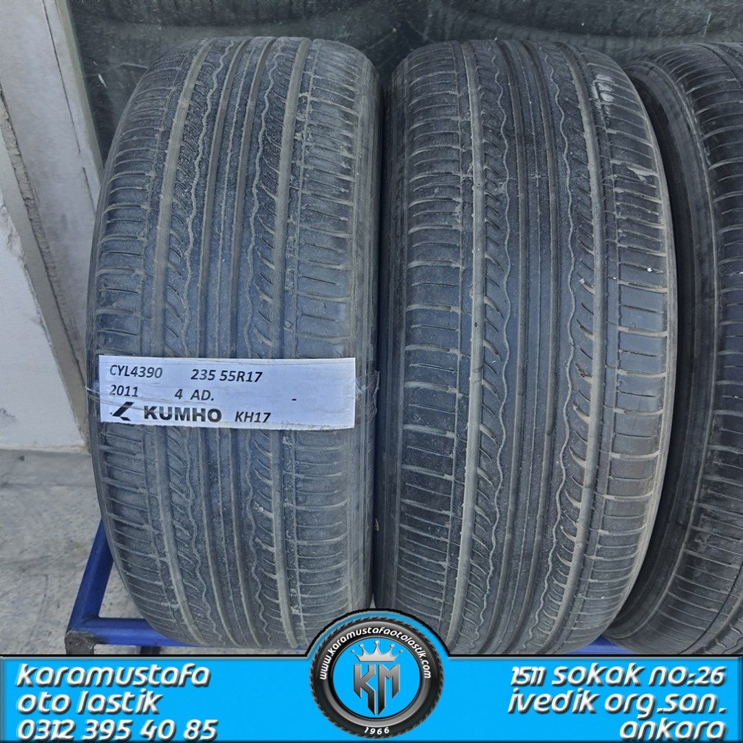 235 55 R 17 KUMHO KH17 99H * 2011 * 4 ADET * CYL4390
