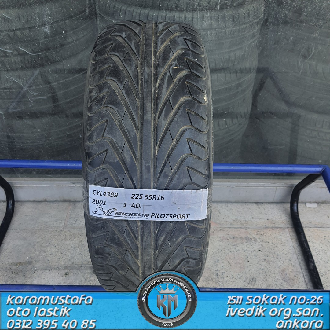 225 55 R 16 MICHELIN PILOT SPORT * 2001 * 1 ADET * CYL4399
