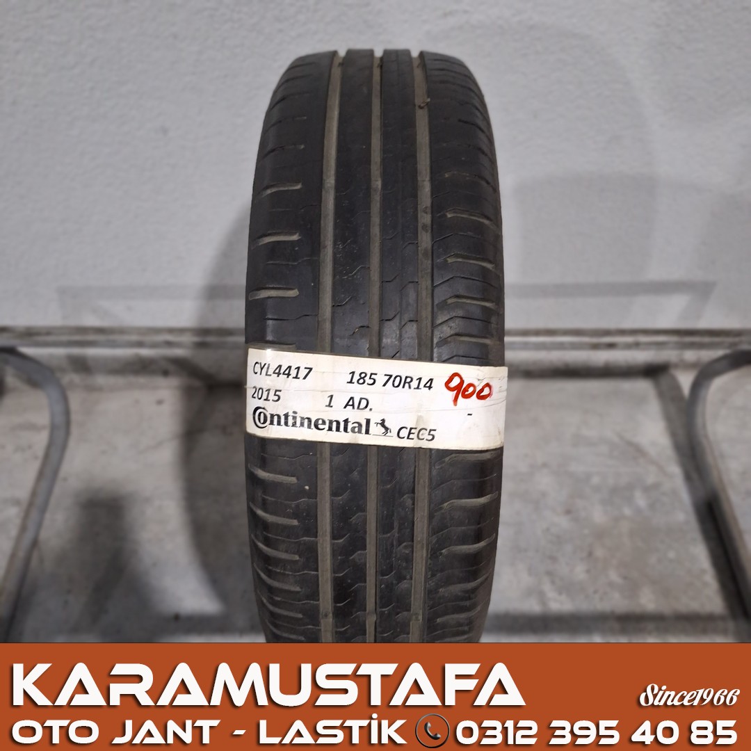 185 70 R 14 CONTINENTAL CEC5 * 2015 *  1 ADET * CYL4417