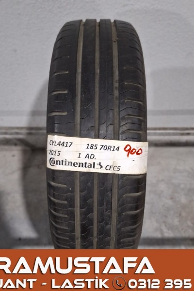 185 70 R 14 CONTINENTAL CEC5 * 2015 *  1 ADET * CYL4417 **