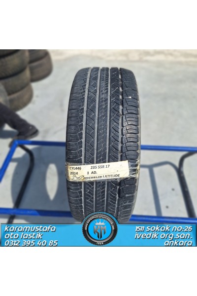 235 55 R 17 MICHELIN * 2014 * 1 ADET * CYL446 **