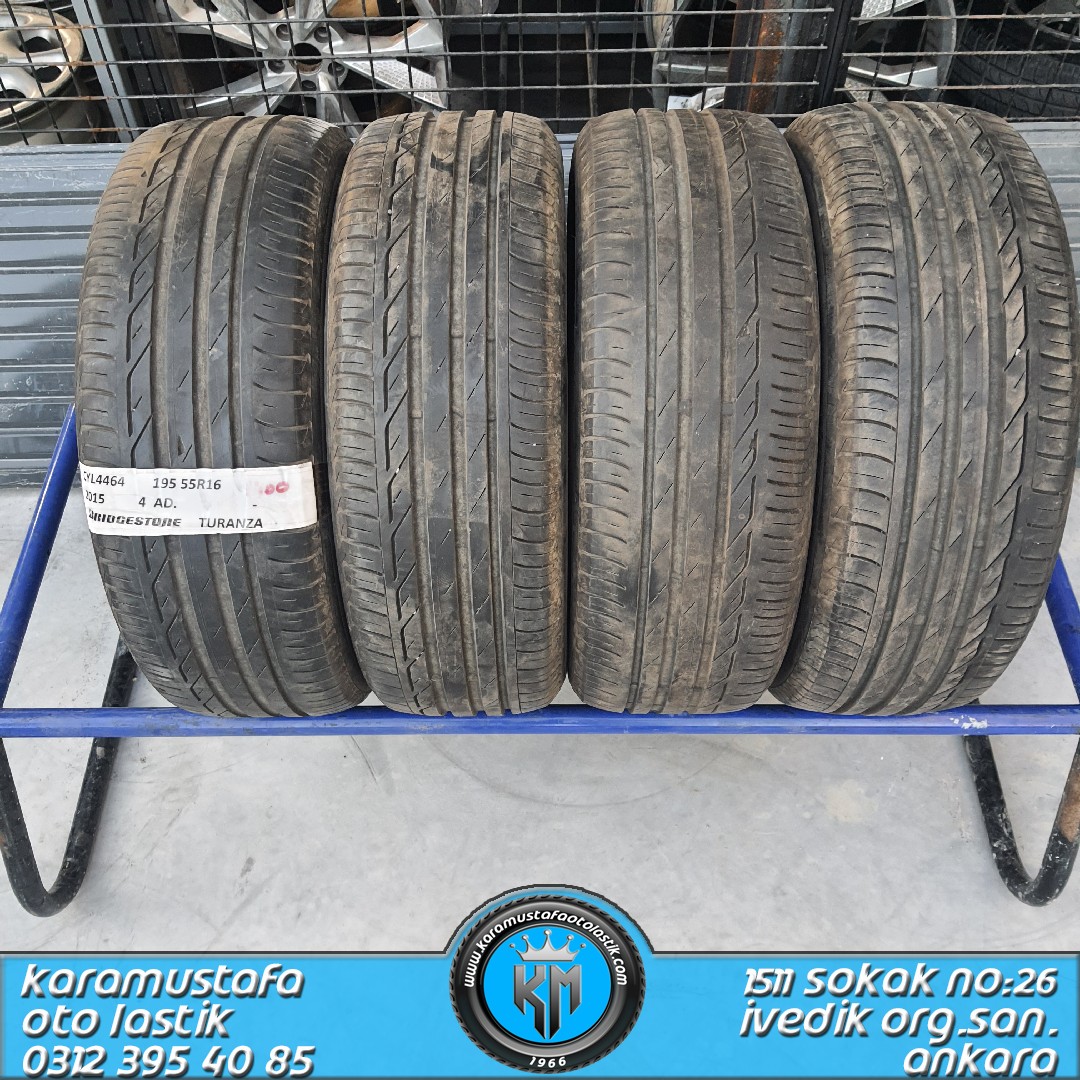 195 55 R 16 BRIDGESTONE TURANZA * 2015 * 4 ADET * CYL4464