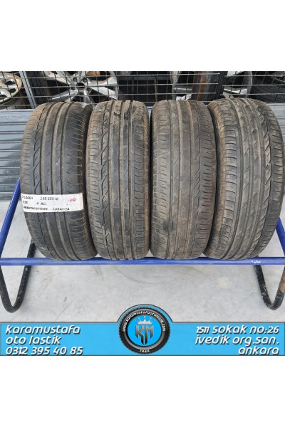 195 55 R 16 BRIDGESTONE TURANZA * 2015 * 4 ADET * CYL4464 **