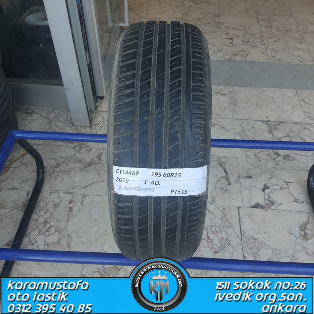 195 60 R 15 PETLAS PT515 * 2010 * 1 ADET * CYL4489