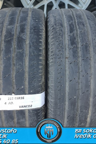 215 65 R 16 CONTINENTAL VANCO2 * 2016 * 4 ADET * CYL4519 **