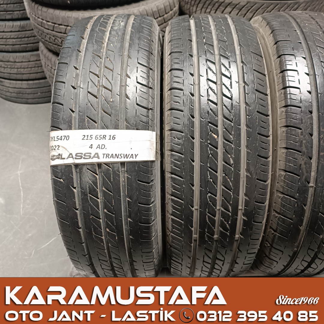 215 65 R 16 LASSA TRANSWAY2 109T * 2022 * 4 ADET * CYL4570