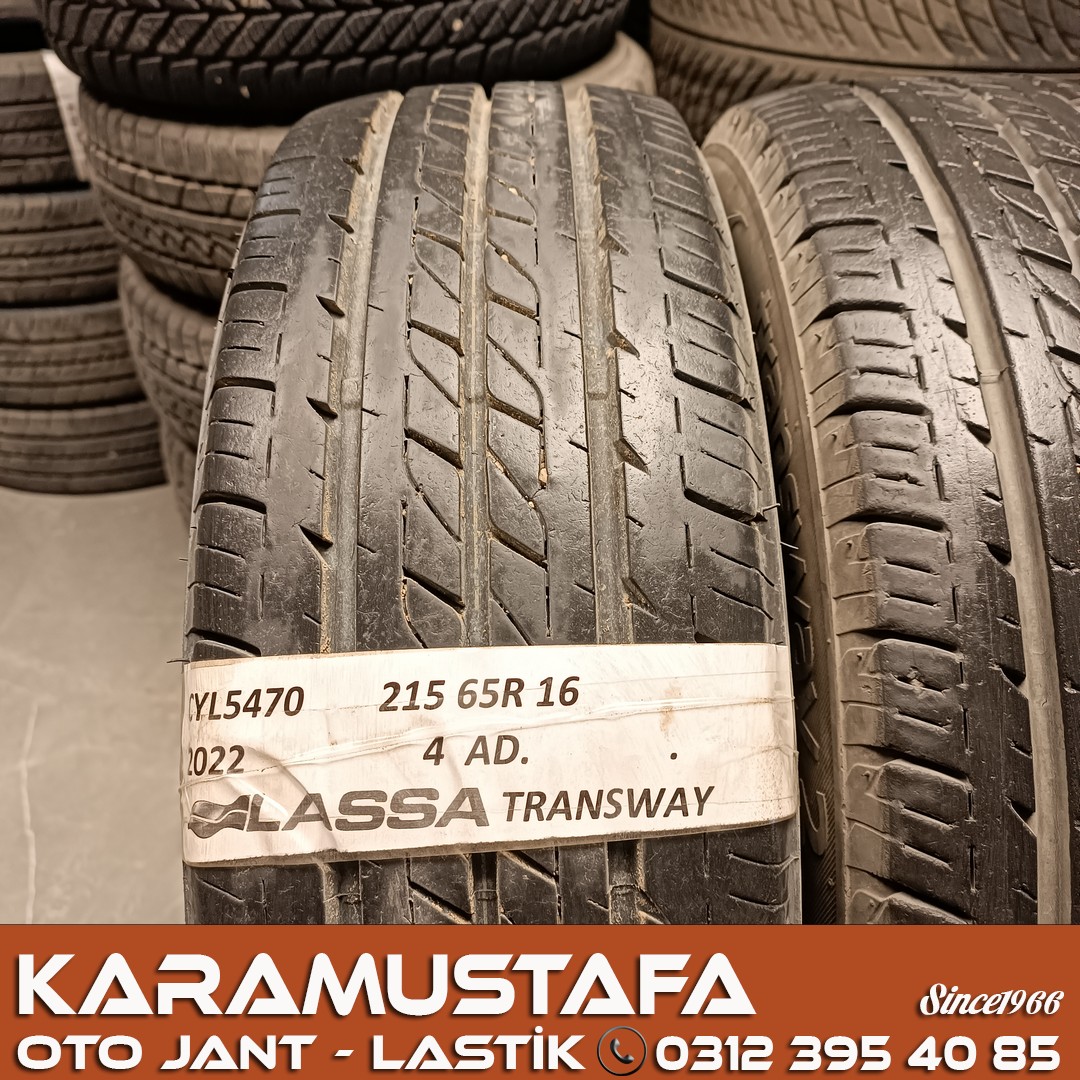 215 65 R 16 LASSA TRANSWAY2 109T * 2022 * 4 ADET * CYL4570