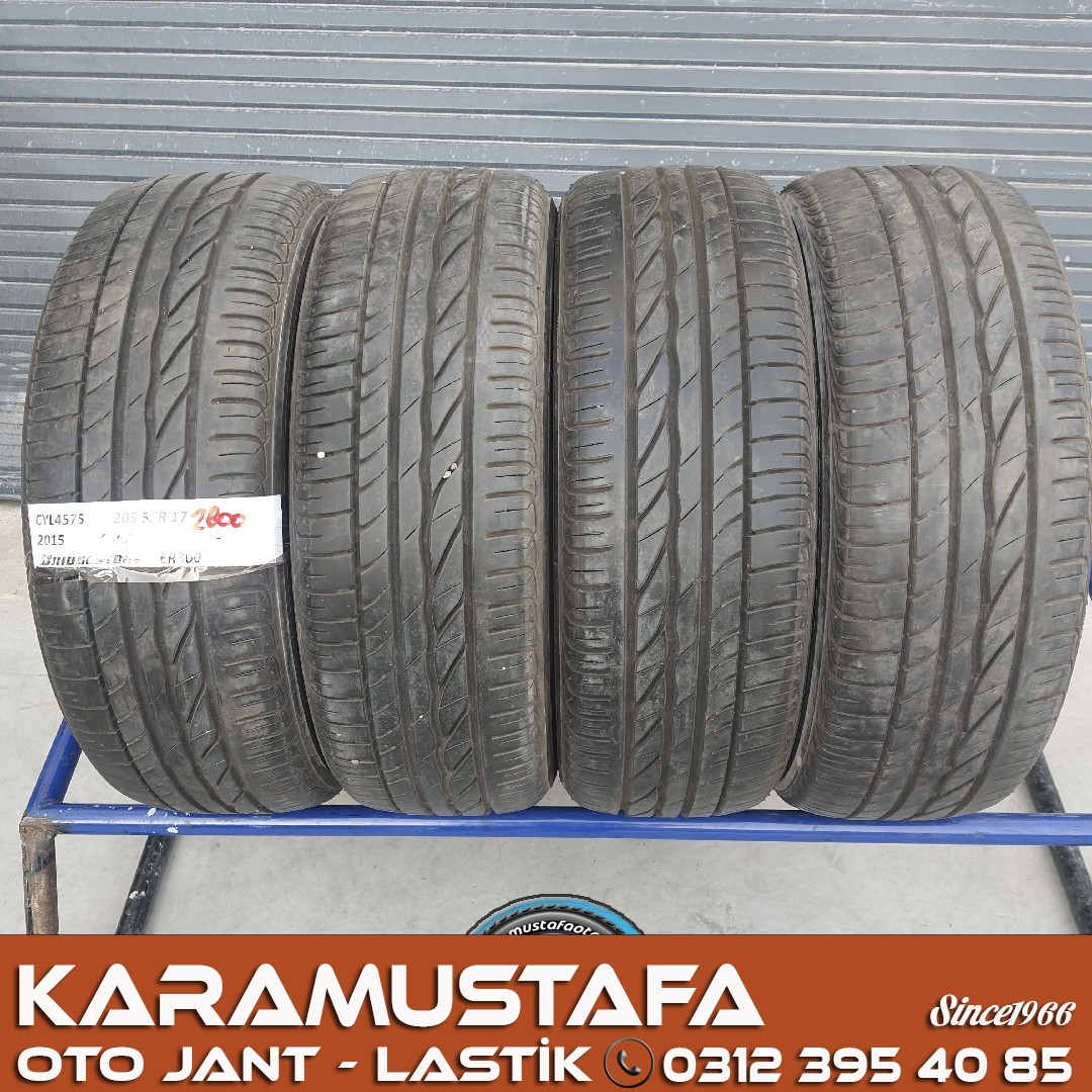 205 55 R 17 BRIDGESTONE ER300 91H * 2015 * 4 ADET * CYL4575
