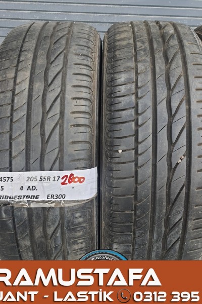 205 55 R 17 BRIDGESTONE ER300 91H * 2015 * 4 ADET * CYL4575