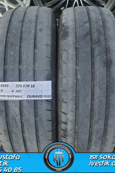 225 65 R 16 BRIDGESTONE DURAVIS R660 * 2019 * 4 ADET * CYL4593 **