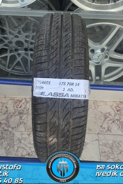 175 70 R 14 LASSA MIRATTA * 2009 * 1 ADET * CYL4601 **