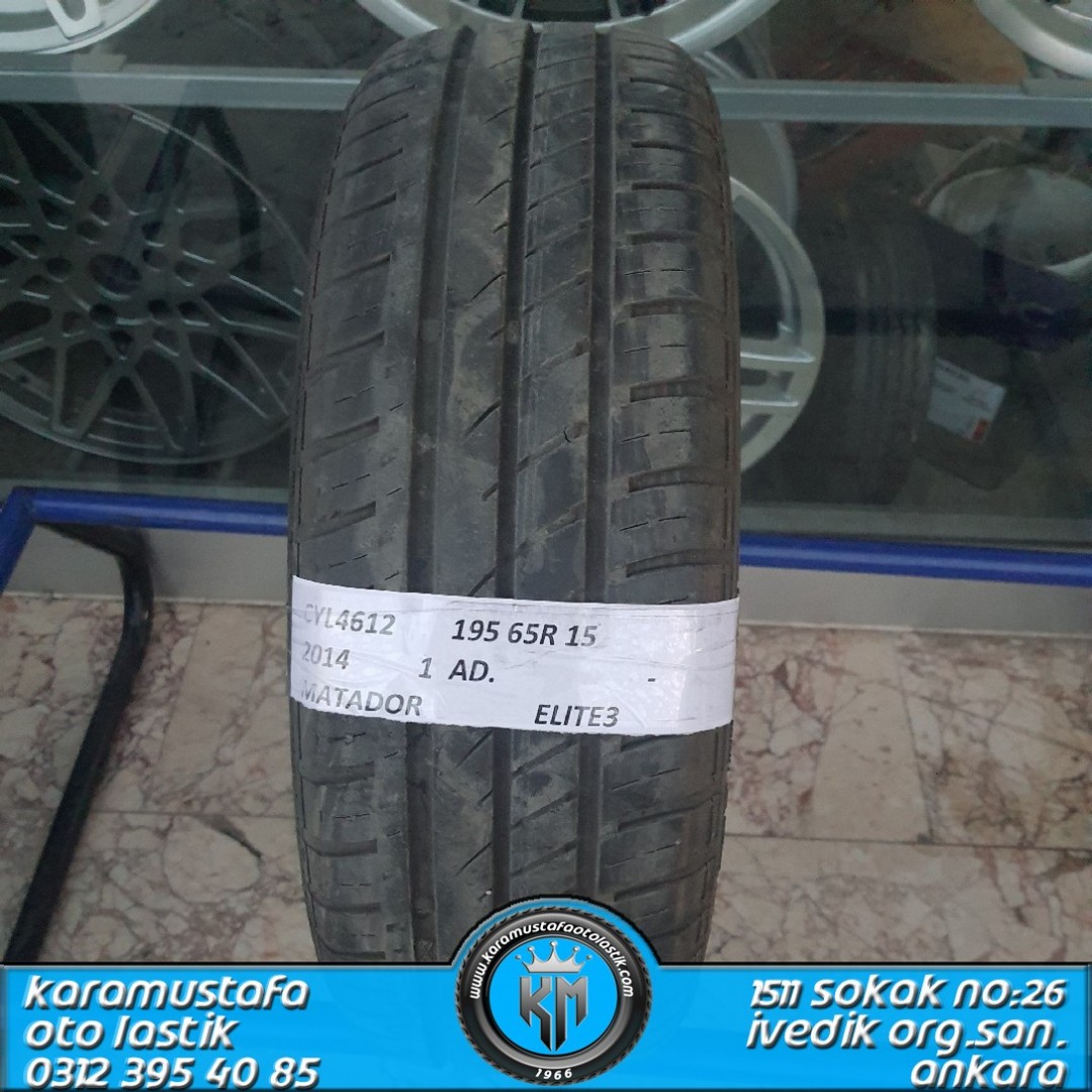 195 65 R 15 MATADOR * 2014 * 1 ADET * CYL4612