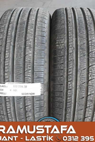 255 55 R 20 PIRELLI SCORPION * 2014 * 4 ADET * CYL4653 **