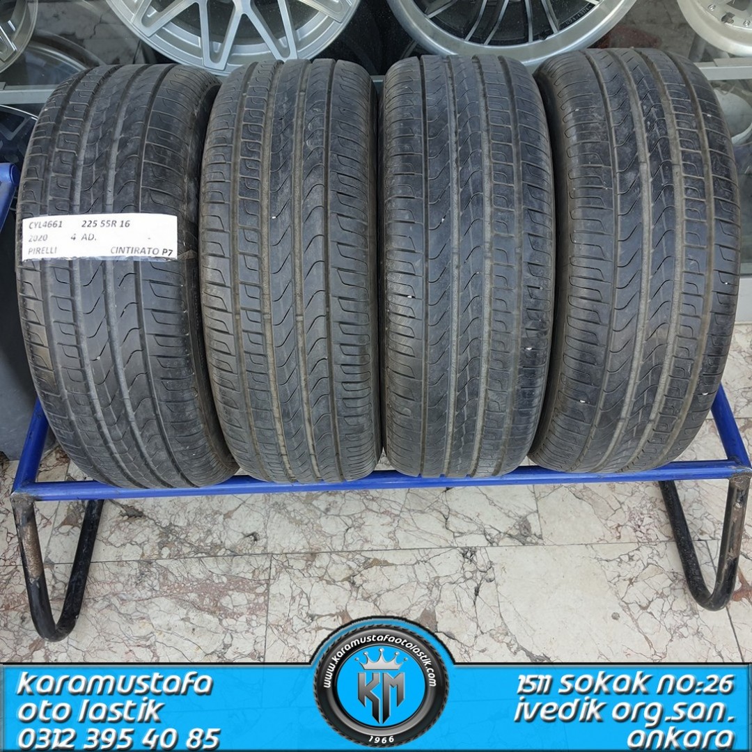 225 55 R 16 PIRELLI P7 95W * 2020 * 4 ADET * CYL4661