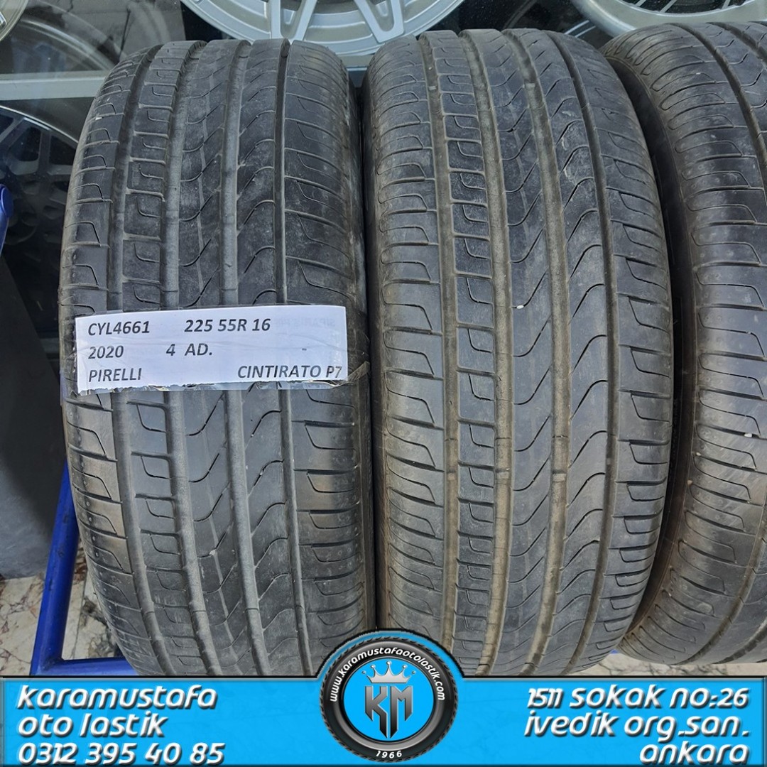 225 55 R 16 PIRELLI P7 95W * 2020 * 4 ADET * CYL4661