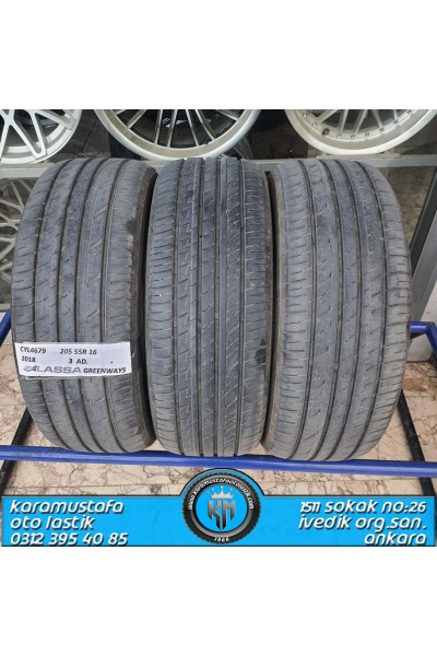 205 55 R 16 LASSA GREENWAYS 91V * 2018 * 2 ADET * CYL4679 **