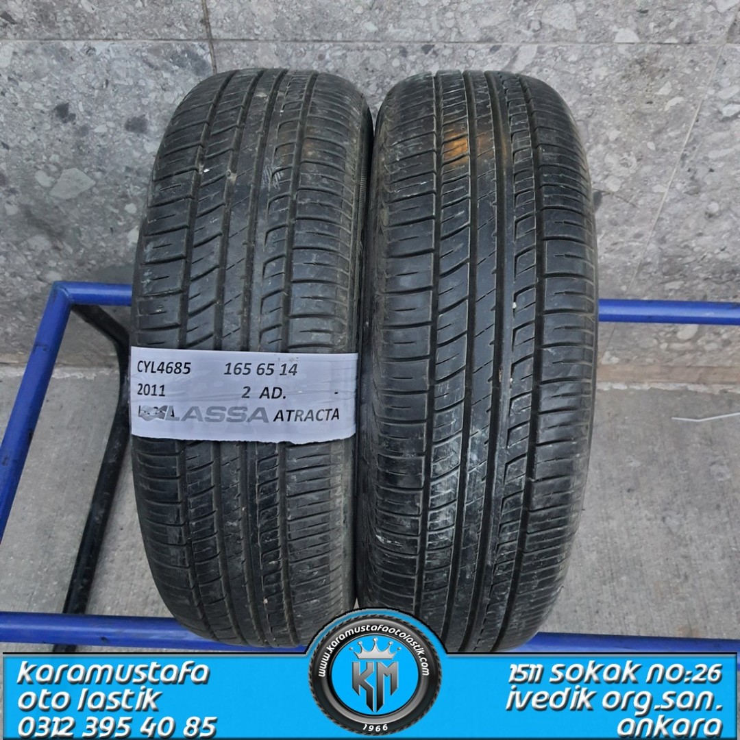 165 65 R 14 LASSA ATRACTA 79T * 2011 * 2 ADET * CYL4685