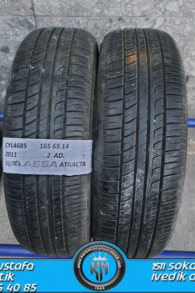 165 65 R 14 LASSA ATRACTA 79T * 2011 * 2 ADET * CYL4685 **