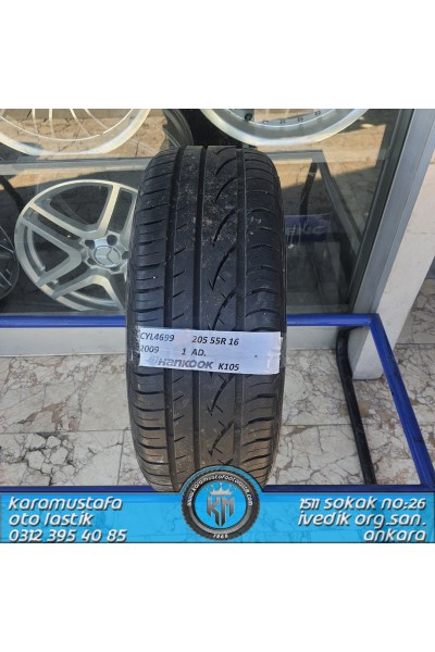 205 55 R 16 HANKOOK K105 91H  * 2009 * 1 ADET * CYL4699 **