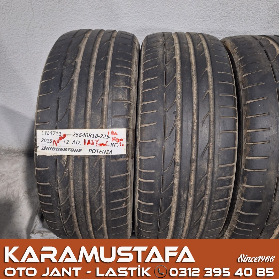 225 45 R 18 - 255 40 R 18 BRDIGESTONE POTENZA * 2015 * 4 ADET * CYL4711