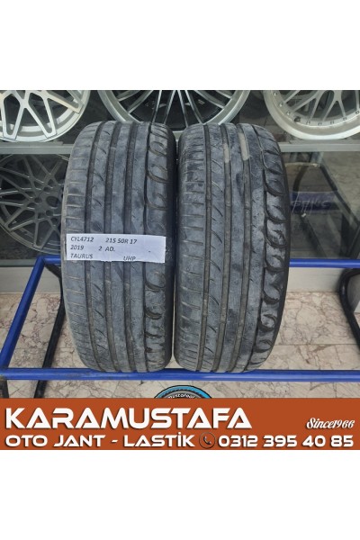 215 50 R 17 TAURUS UHP * 2019 * 2 ADET * CYL4712 **