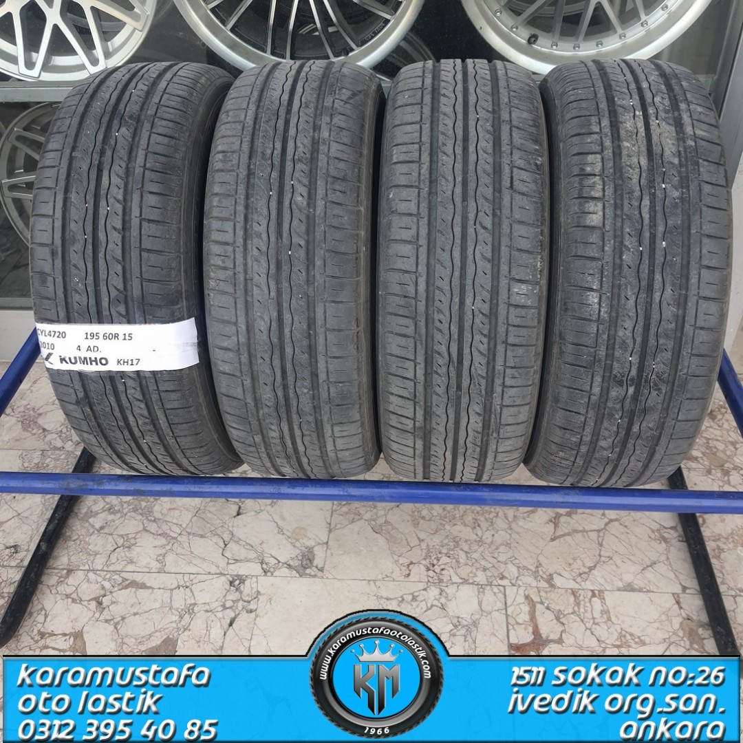 195 60 R 15 KUMHO KH17 88H * 2010 * 4 ADET * CYL4720