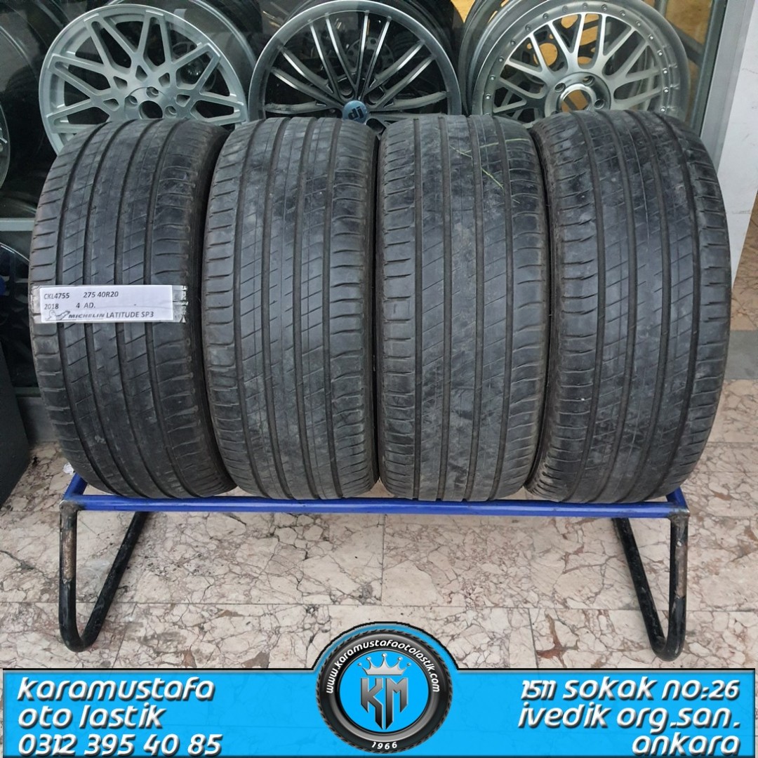 275 40 R 20 MICHELIN LATITUDE 110V * 2018 * 4 ADET * CYL4755