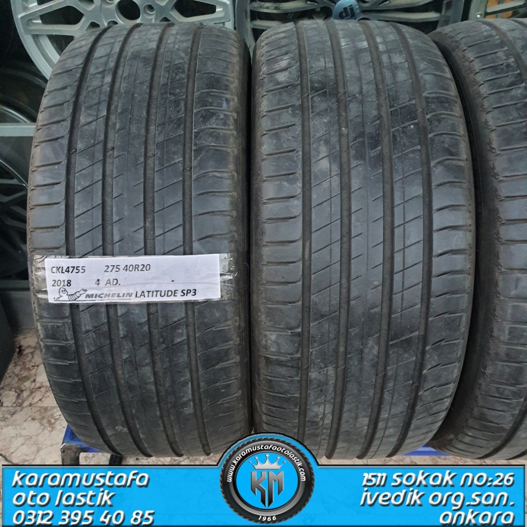 275 40 R 20 MICHELIN LATITUDE 110V * 2018 * 4 ADET * CYL4755