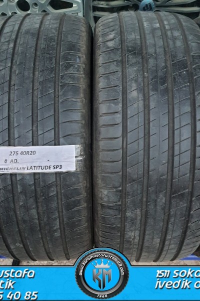 275 40 R 20 MICHELIN LATITUDE 110V * 2018 * 4 ADET * CYL4755 **