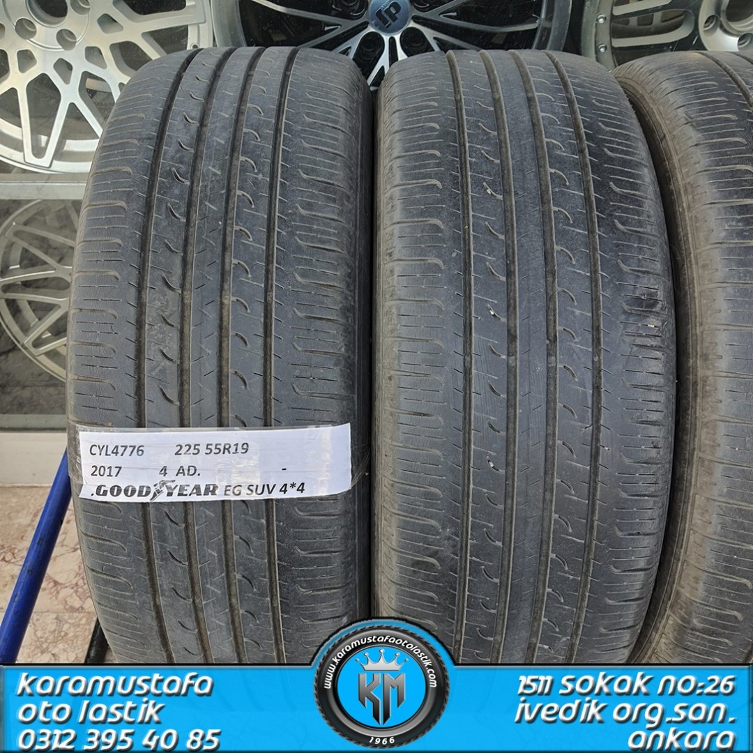225 55 R 19 GOODYEAR EG SUV4 99V * 2017 * 4 ADET * CYL4776