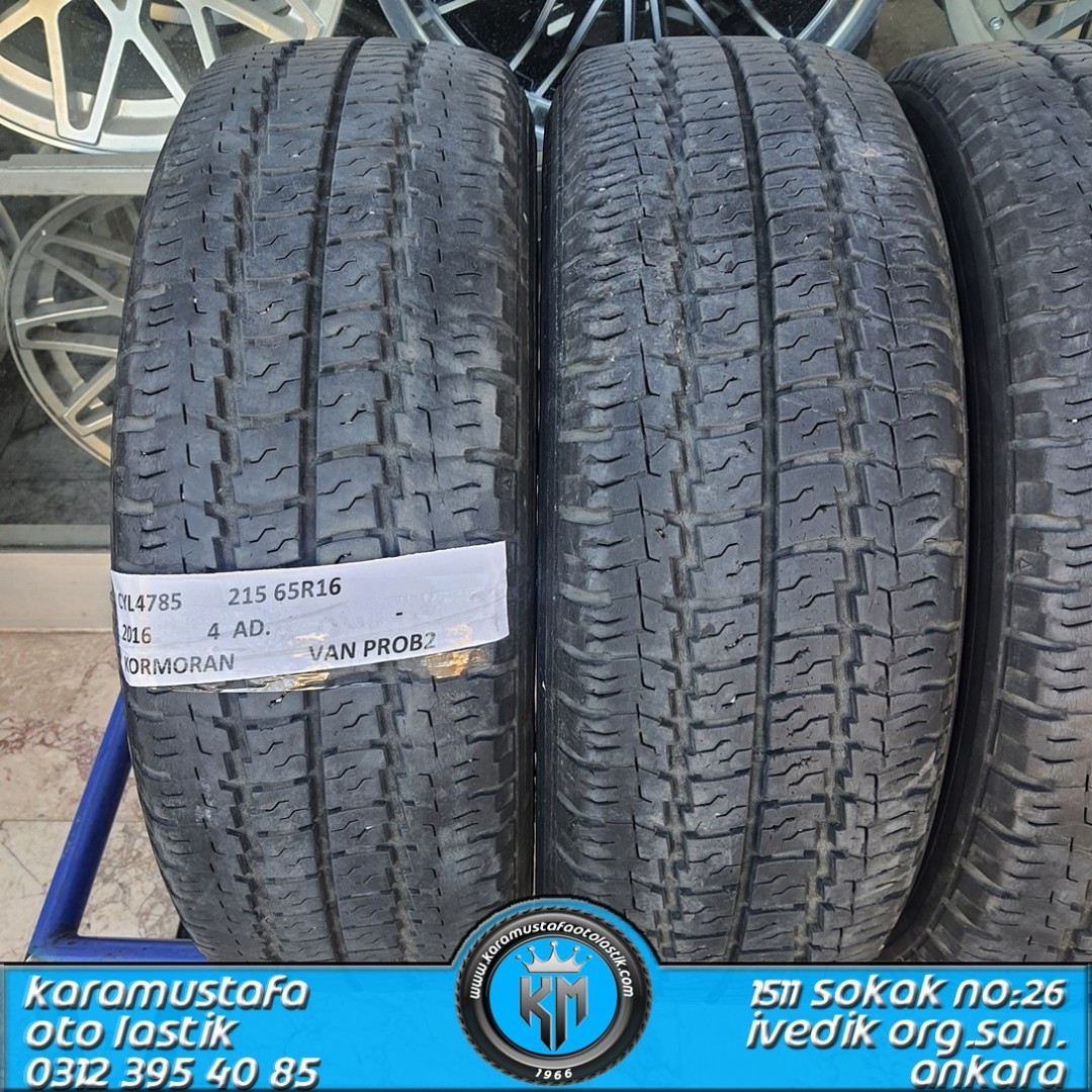 215 65 R 16 KORMORAN VAN PROB2 * 2016 * 4 ADET * CYL4785