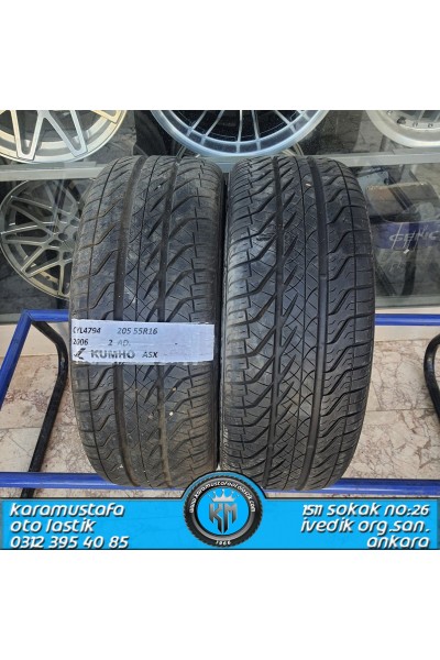 205 55 R 16 KUMHO ASX 91W * 2006 * 2 ADET * CYL4794