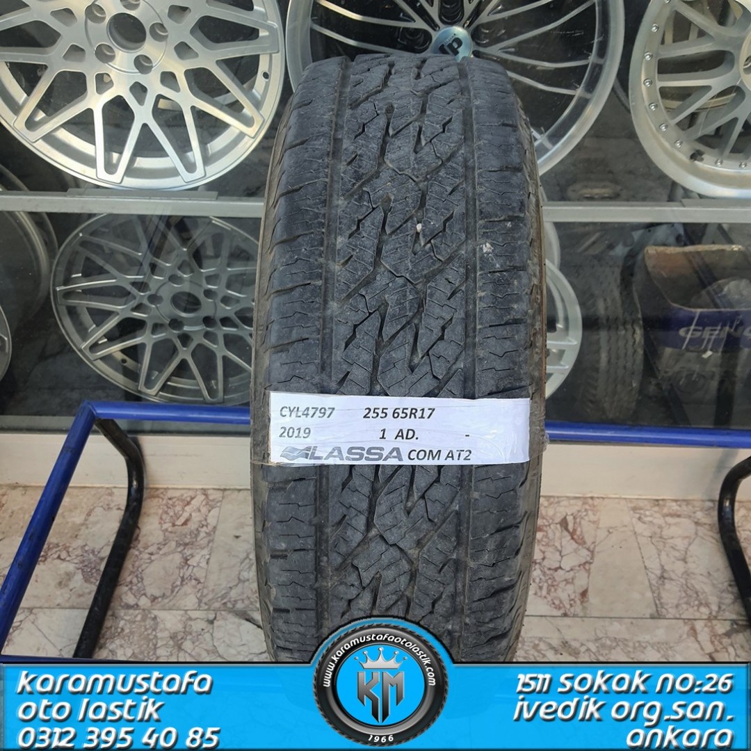 255 65 R 17 LASSA COMPETUS AT2 110T * 2019 * 1 ADET * CYL4797