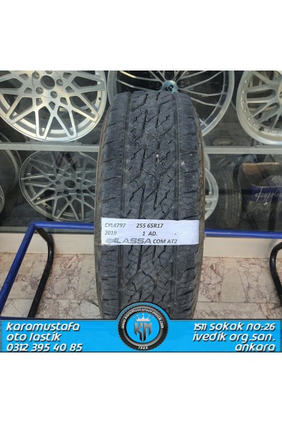 255 65 R 17 LASSA COMPETUS AT2 110T * 2019 * 1 ADET * CYL4797