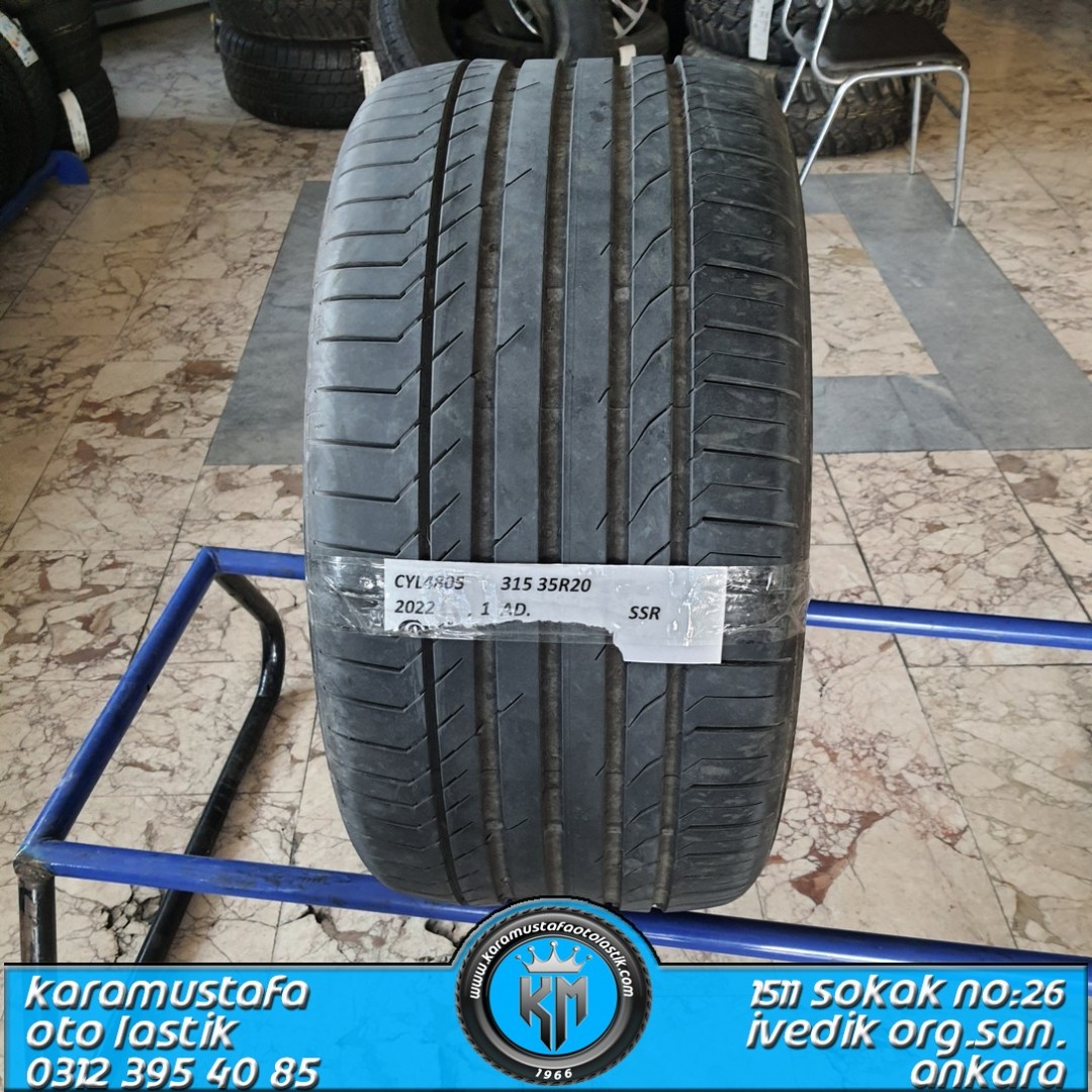 315 35 R 20 CONTINENTAL CSC5 SSR 110W * 2022 * 1 ADET * CYL4805