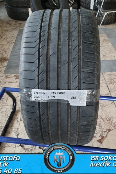 315 35 R 20 CONTINENTAL CSC5 SSR 110W * 2022 * 1 ADET * CYL4805