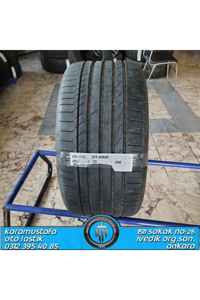 315 35 R 20 CONTINENTAL CSC5 SSR 110W * 2022 * 1 ADET * CYL4805