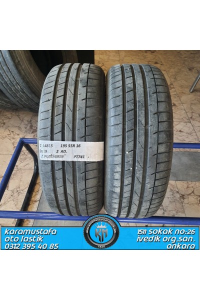 195 55 R 16 PETLAS PT741 87H * 2019 * 2 ADET * CYL4815