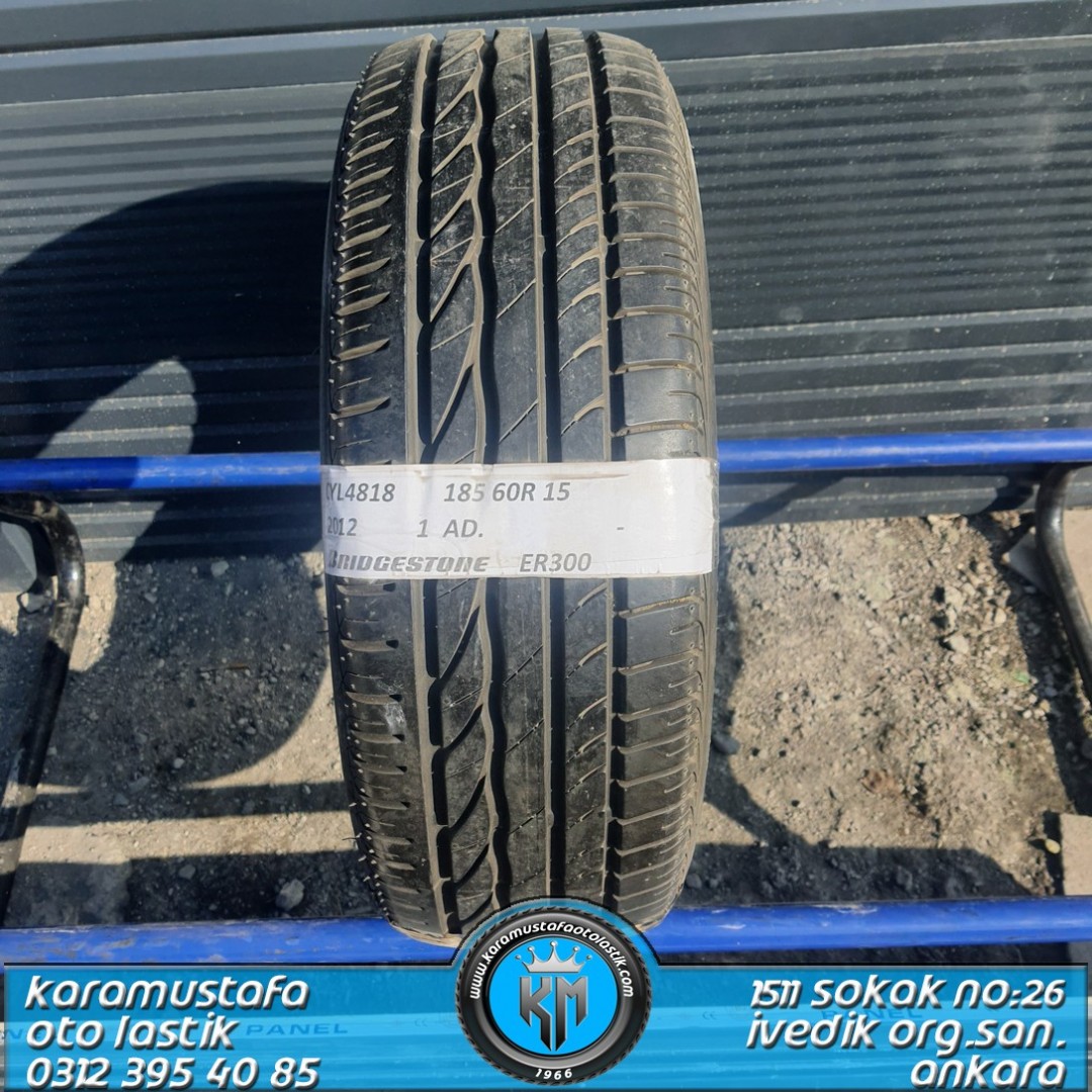 185 60 R 15 BRIDGESTONE ER300 84H * 2012 * 1 ADET * CYL4818