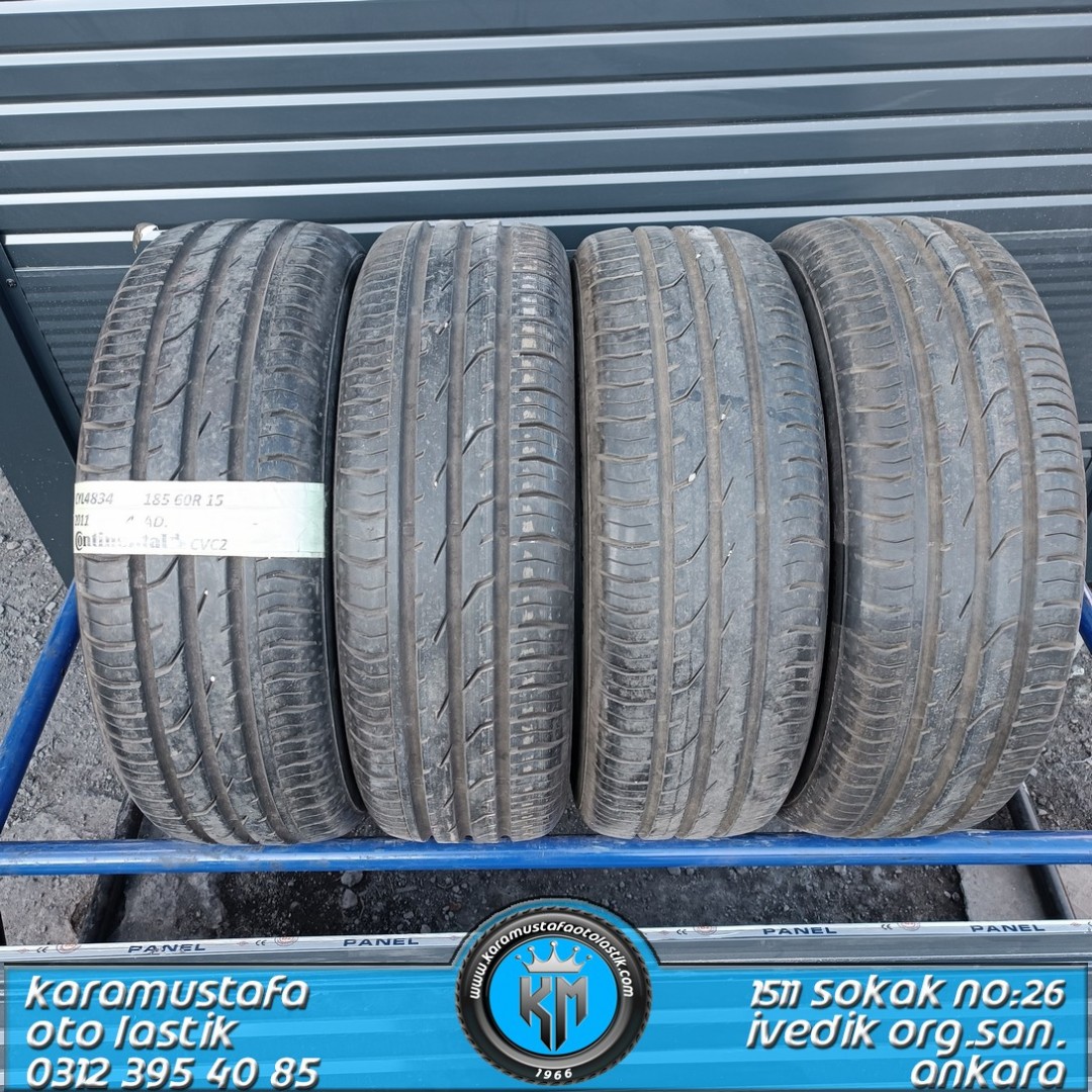 185 60 R 15 CONTINENTAL CVC2 84T * 2011 * 4 ADET * CYL4834